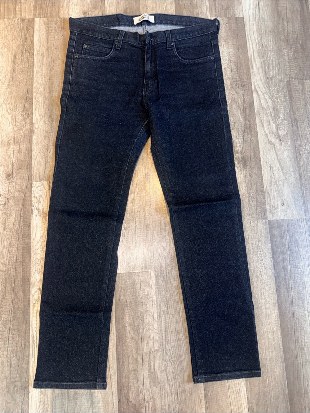 Naked & Famous Super Guy Jeans - Ash Black Stretch Denim - 33